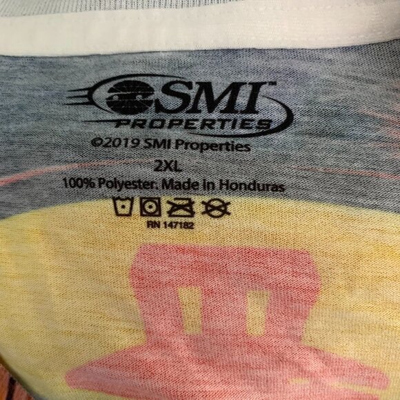 Pennzoil 400 Las Vegas 2019 T Shirt 2XL All Over Print AOP Crewneck Short Sleeve - Picture 6 of 6